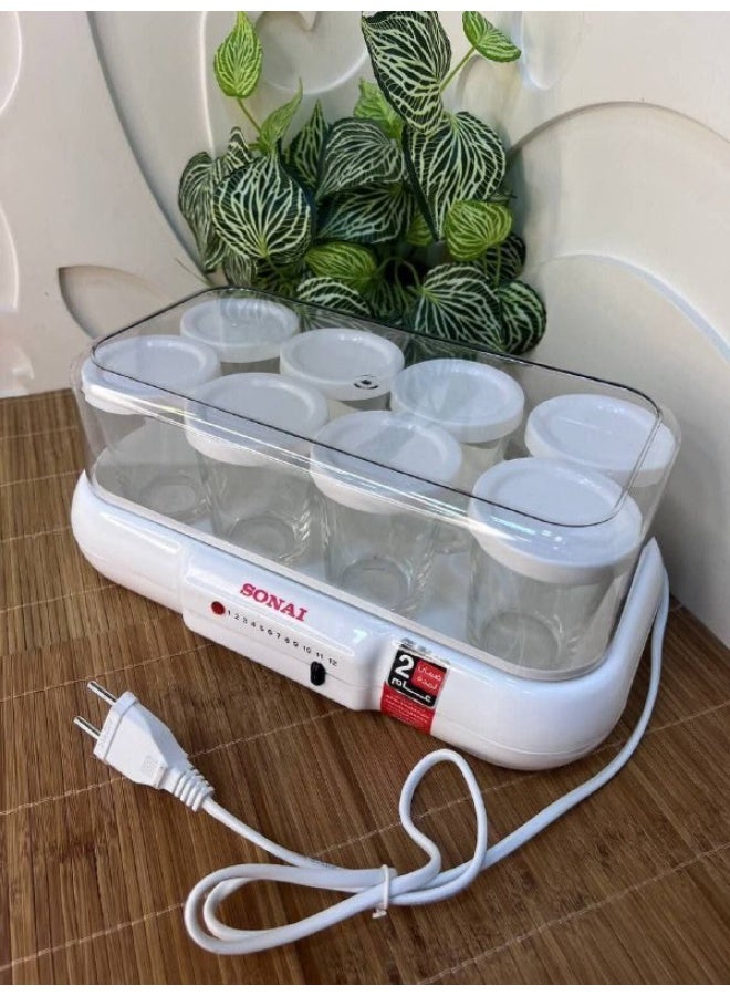 سوناي ماكينة صنع الزبادي من سوناي مكونة من 8 أكواب - Image 5