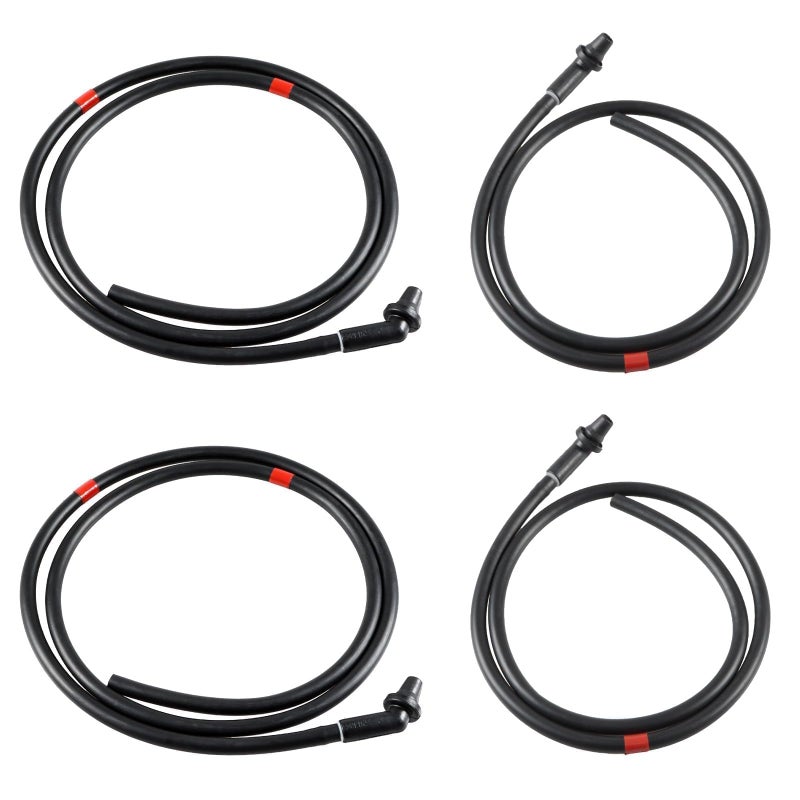 HIMARKLIF 2Pcs Front 2Pcs Rear Sunroof Drain Tubes Sun Roof Water Drain Pipes Hoses Compatible with Land Rover LR3 40L 44L 20052009 LR4 30L 50L 20102015 ReplaceEEH500100 EEH500110 - Image 2