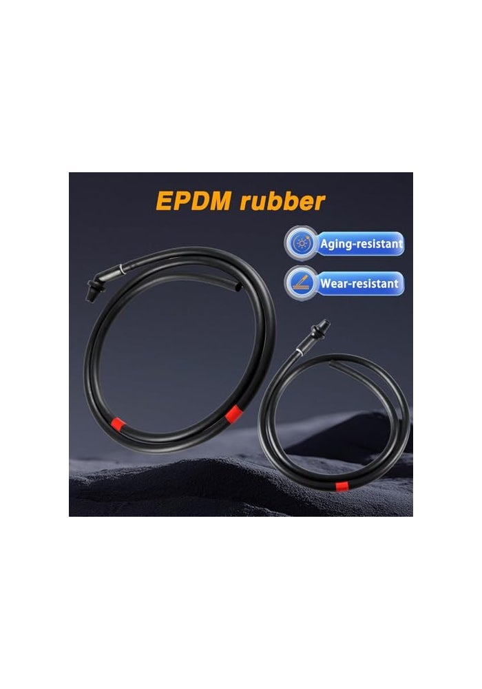 HIMARKLIF 2Pcs Front 2Pcs Rear Sunroof Drain Tubes Sun Roof Water Drain Pipes Hoses Compatible with Land Rover LR3 40L 44L 20052009 LR4 30L 50L 20102015 ReplaceEEH500100 EEH500110 - Image 3