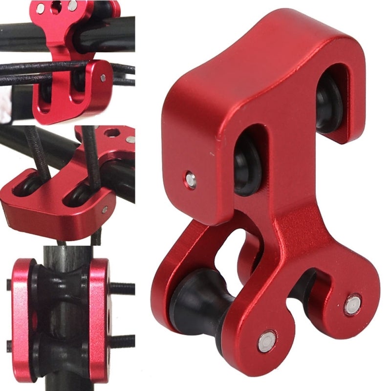 CUPID Aluminum Alloy Archery Cable Slide Bow String Roller Glide Block Separator red - Image 5
