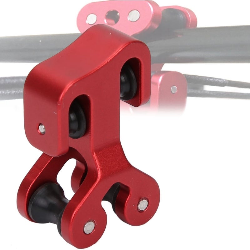 CUPID Aluminum Alloy Archery Cable Slide Bow String Roller Glide Block Separator red - Image 4
