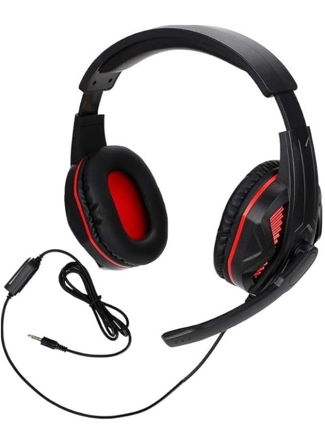 BT24 Gaming Headphones - Enjoy premium sound quality with a 90-degree adjustable microphone, 3.5mm jack, wired volume control, deep bass, and 1.5m cable (color may vary)  - Image 1