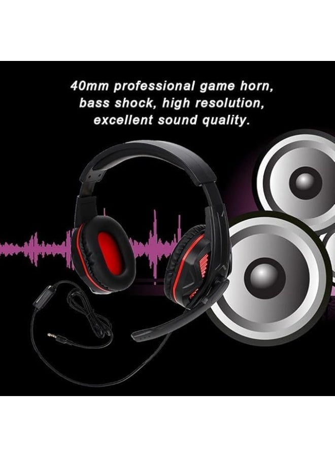 BT24 Gaming Headphones - Enjoy premium sound quality with a 90-degree adjustable microphone, 3.5mm jack, wired volume control, deep bass, and 1.5m cable (color may vary)  - Image 4
