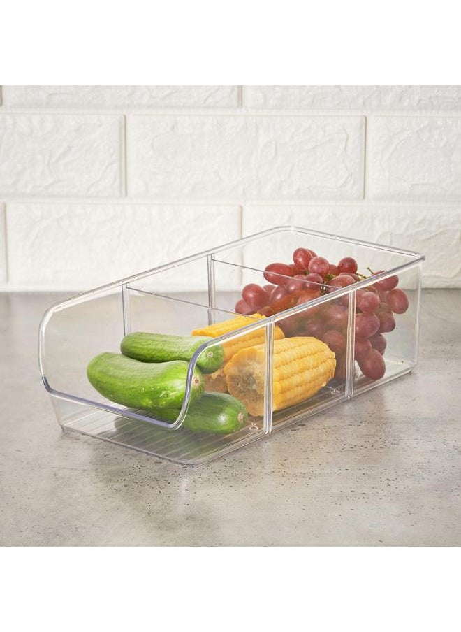 Home Box 3 Compartment Food Storage Box 28X14X9 Cm  - Image 2
