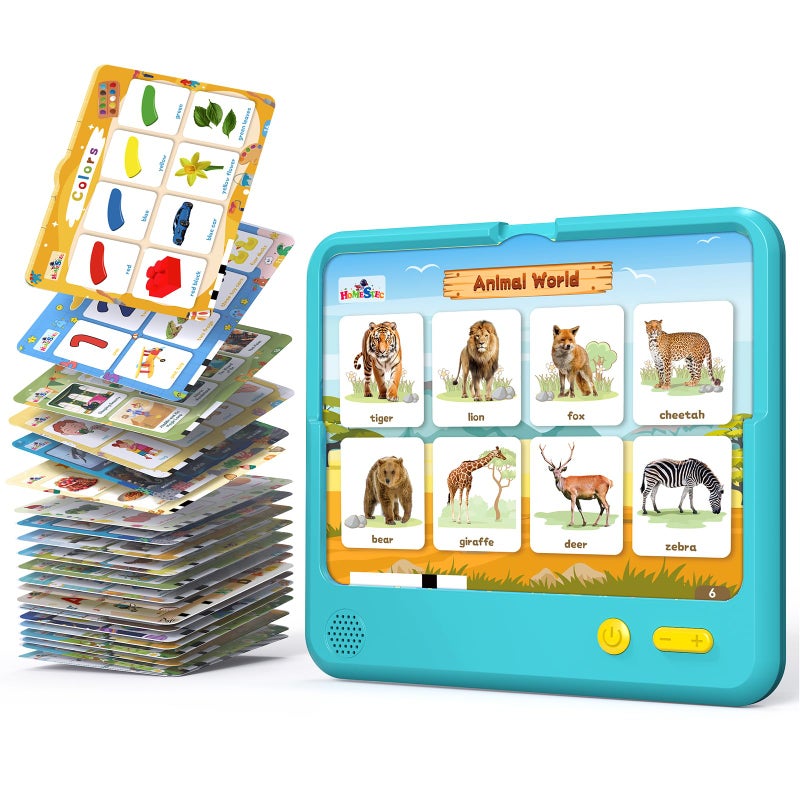 Homestec Astro Pad  Toddler Interactive Learning Toys Ages 3 4 5 6  Kids Speech Therapy Educational Tablet Includes Sight Words  Nursery Rhymes  Stories  Perfect Christmas Birthday Gift For Boys Girls - Image 1