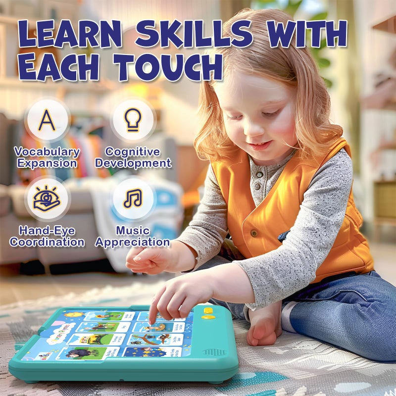 Homestec Astro Pad  Toddler Interactive Learning Toys Ages 3 4 5 6  Kids Speech Therapy Educational Tablet Includes Sight Words  Nursery Rhymes  Stories  Perfect Christmas Birthday Gift For Boys Girls - Image 3