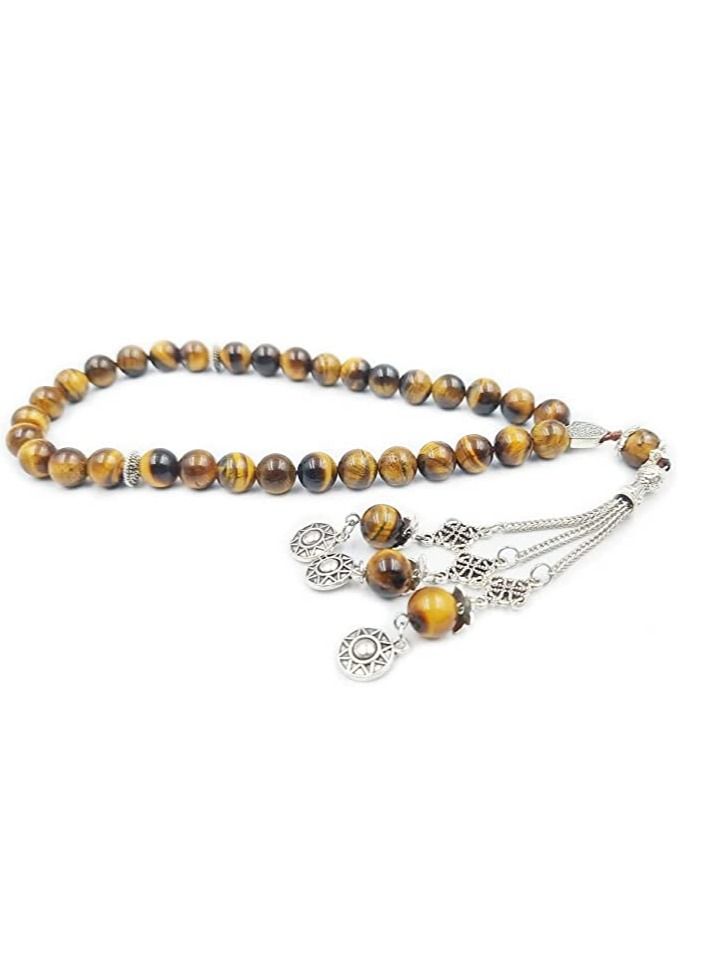 REBUY REBUY Islamic Prayer Beads Tasbih - Natural Stone Misbaha  - Image 1