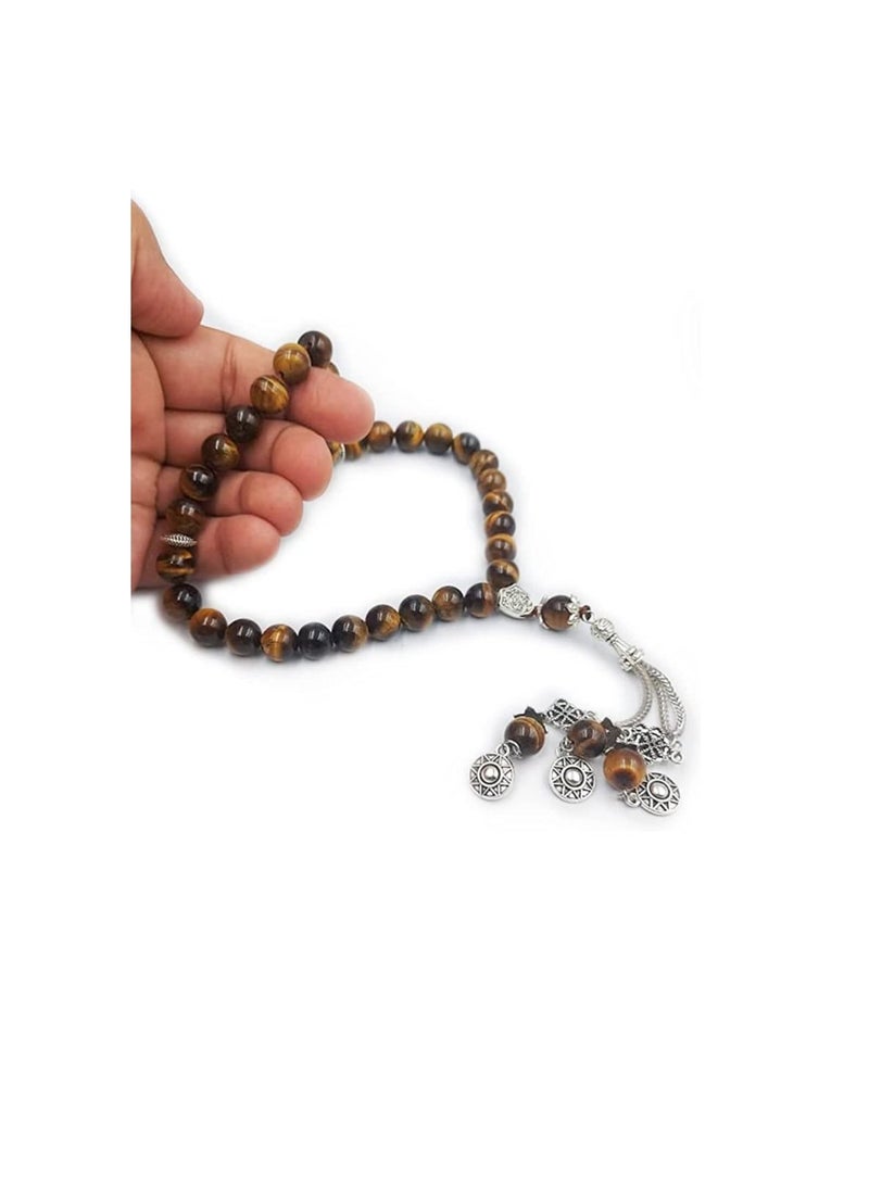 REBUY REBUY Islamic Prayer Beads Tasbih - Natural Stone Misbaha  - Image 2