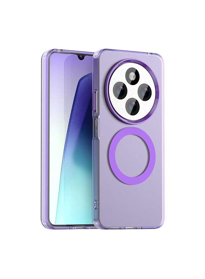إيروريكس جراب هاتف Candy Magsafe PC Hybrid TPU لهاتف Redmi A4 (أرجواني)