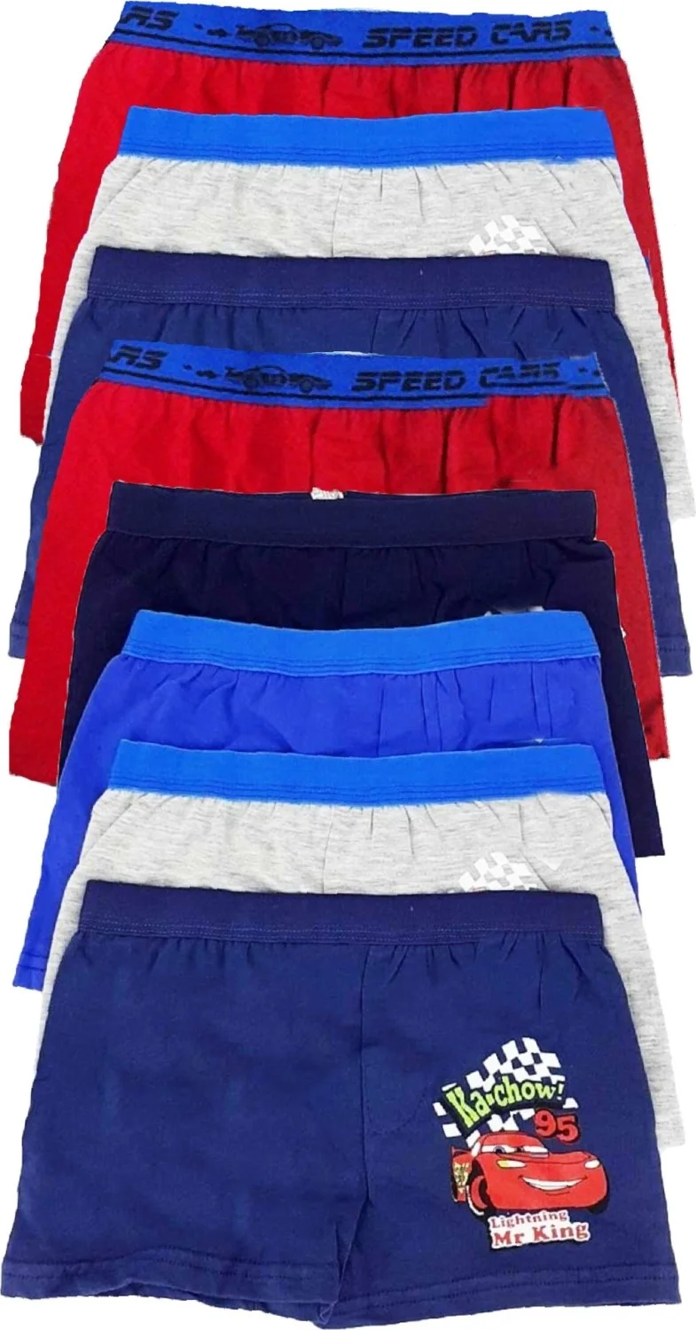 هيبسين راكيب Rival of All 6 Pack Boys Boxer Cotton Colorful Soft Comfortable Long Johns Kz