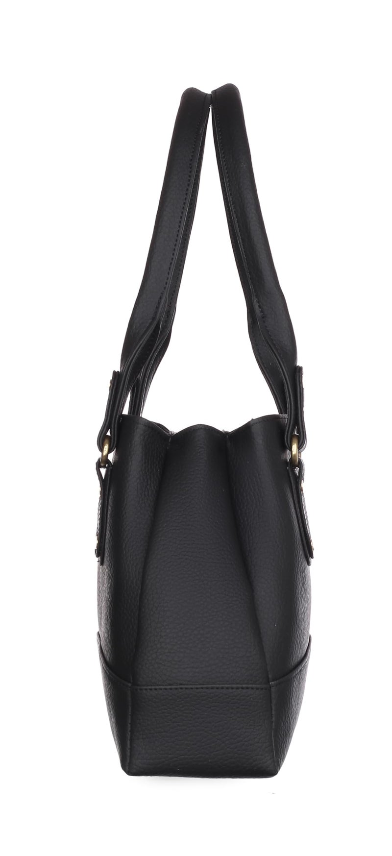 Fostelo Women's Catlin Luxe Satchel Tote Handbag for Women | Ladies Purse | Stylish Shoulder Bag | Gift For Women | Black - Image 3