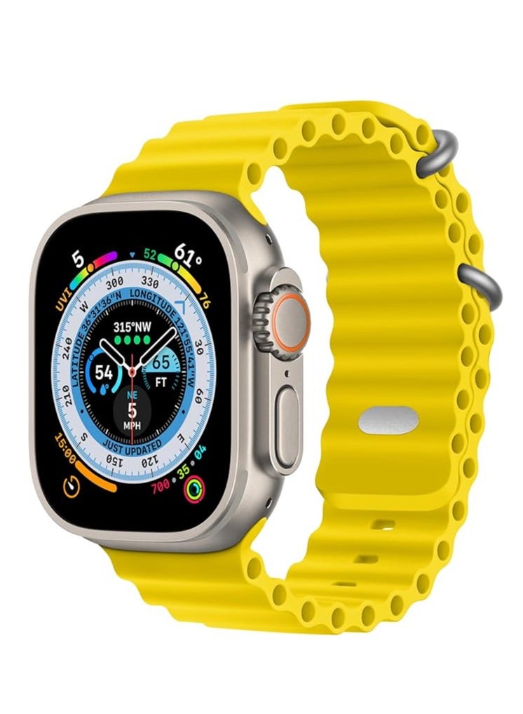 Smart Watch Ultra Ocean with Large Display, Fitness Tracking, Heart Rate Monitor, Waterproof Design, Adjustable Strap, Compatible with Android and iOS, One Year Warranty - Image 1