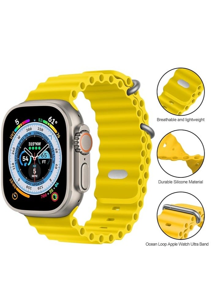 Smart Watch Ultra Ocean with Large Display, Fitness Tracking, Heart Rate Monitor, Waterproof Design, Adjustable Strap, Compatible with Android and iOS, One Year Warranty - Image 2