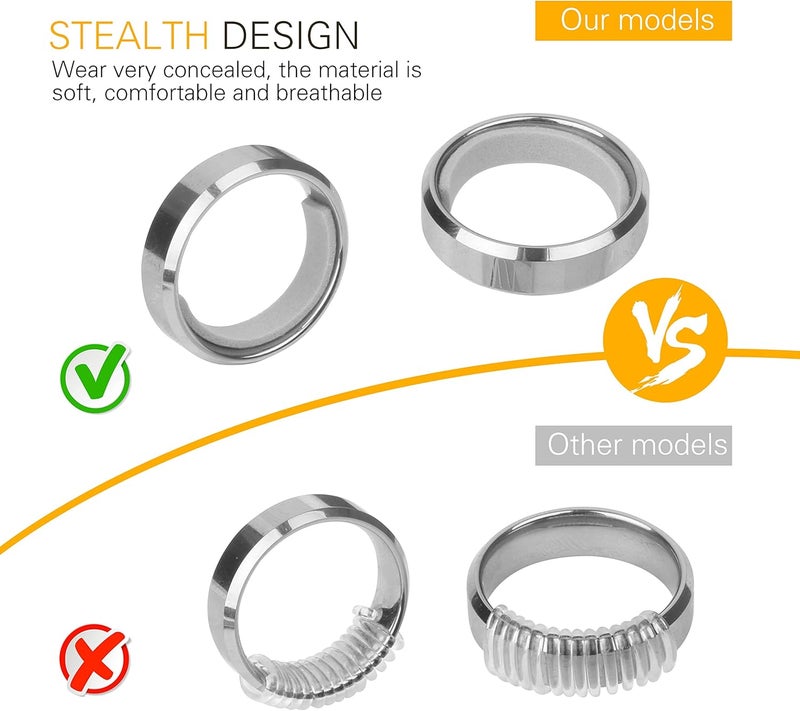 Likimar Ring Size Adjuster for Loose Rings Invisible Ring Sizer for Wide Rings - Image 4