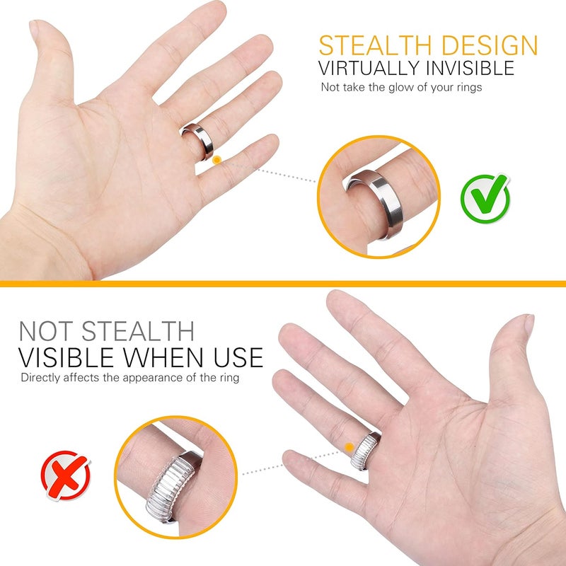 Likimar Ring Size Adjuster for Loose Rings Invisible Ring Sizer for Wide Rings - Image 5
