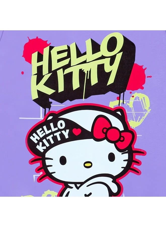 Sanrio  Sanrio  Girl's Hello Kitty Printed Short Sleeve T-Shirt for Women | Best Price UAE