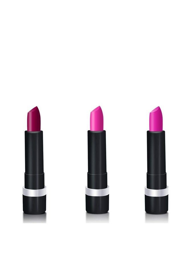 Zodak - Retro Matte Lipstick Baby Pink 3.5Gm Combo (Pack Of 3);Infused With Vitamin E;Gives Comfortable Matte Finish;Long Lasting Lip Stains - Image 1