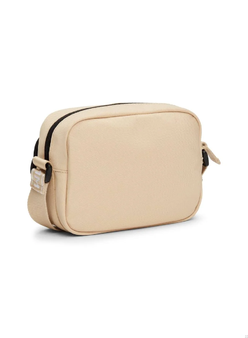 TOMMY JEANS Women's Essential Daily Crossover Bag - Polyester, Beige