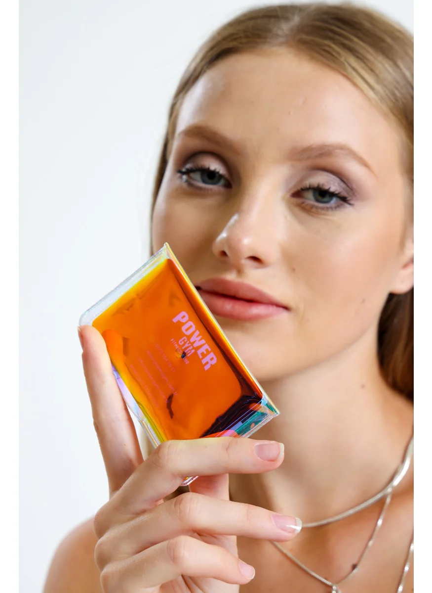 Gempo Transparent Hologram Card Holder Wallet Unisex Minimalist 7 Card Capacity New Generation Wallet Transparent Card Holder Minimalist Card Holder