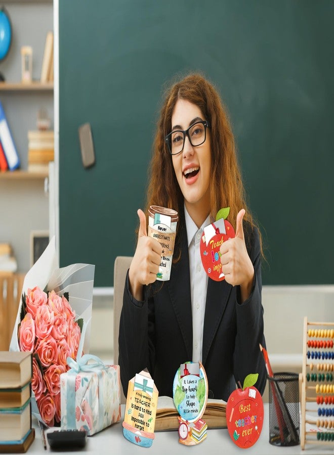 حامل بطاقات هدايا للمعلمين من هيينشين، ٢٤ قطعة، حاملات بطاقات هدايا تقديرية لطيفة للمعلمين، أكمام بطاقات هدايا تخرج بالجملة، بطاقات هدايا نهاية العام الدراسي من الطلاب، هدايا تقدير نهاية العام - Image 3