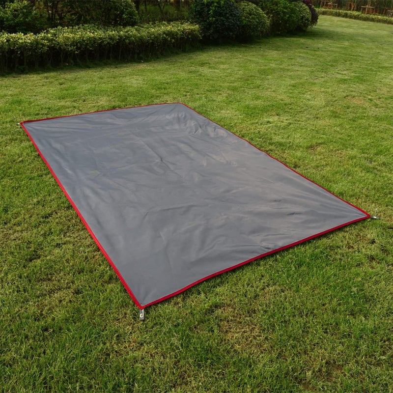 Wind Tour Portable Multifunctional Outdoor Camping Tarp Groundsheet Footprint Lightweight Floor and Ground Tarps for Camping Hiking with Carry Bag (177" x 177") - Image 4