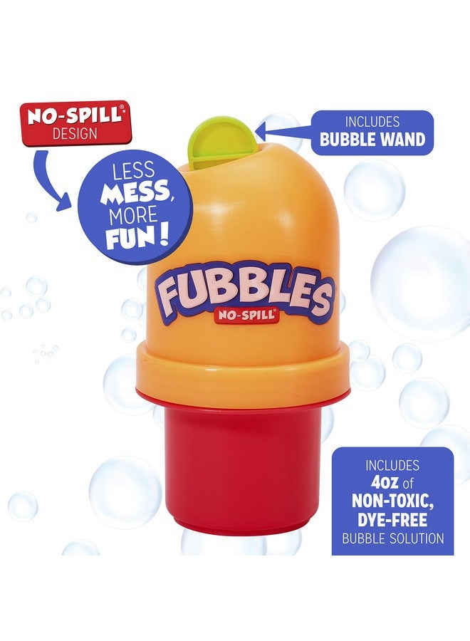 Little Kids Fubbles Bubbles No-Spill Bubbles Tumbler | Bubble Toy For Babies Toddlers And Kids Of All Ages | Includes 4Oz Bubble Solution And Bubble Wand (Tumbler Colors May Vary) - Image 2