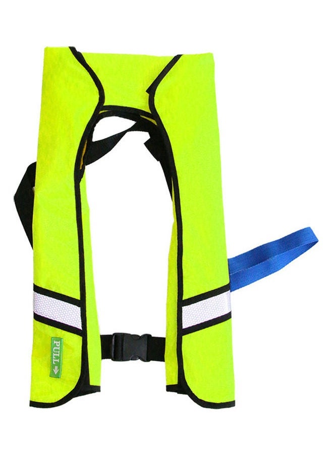 NIBEMINENT Manual Inflatable Water Sports Survival Jacket Green 35.00X5.00X32.00cm  - Image 5