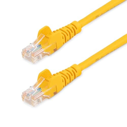 Startech.com StarTechcom Cat5e Patch Cable with Snagless RJ45 Connectors 6 ft Yellow 45PATCH6YL - Image 1