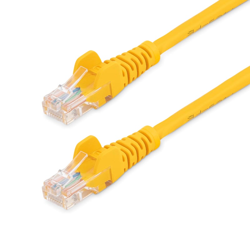 Startech.com StarTechcom Cat5e Patch Cable with Snagless RJ45 Connectors 6 ft Yellow 45PATCH6YL - Image 2