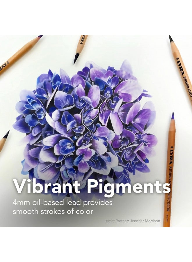 Lyra Rembrandt Polycolor Colored Pencils - 72 Professional Colored Pencils for Artists and Students - Vibrant Smooth Colored Pencils for Drawing Coloring Sketching Portraiture and More - Image 3