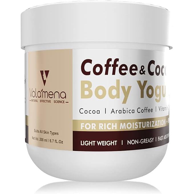 VOLAMENA WITH DEVICE Coffee & Cocoa body yogurt enriched Coffee, Cocoa & Vitamin C 200 ml - Image 2