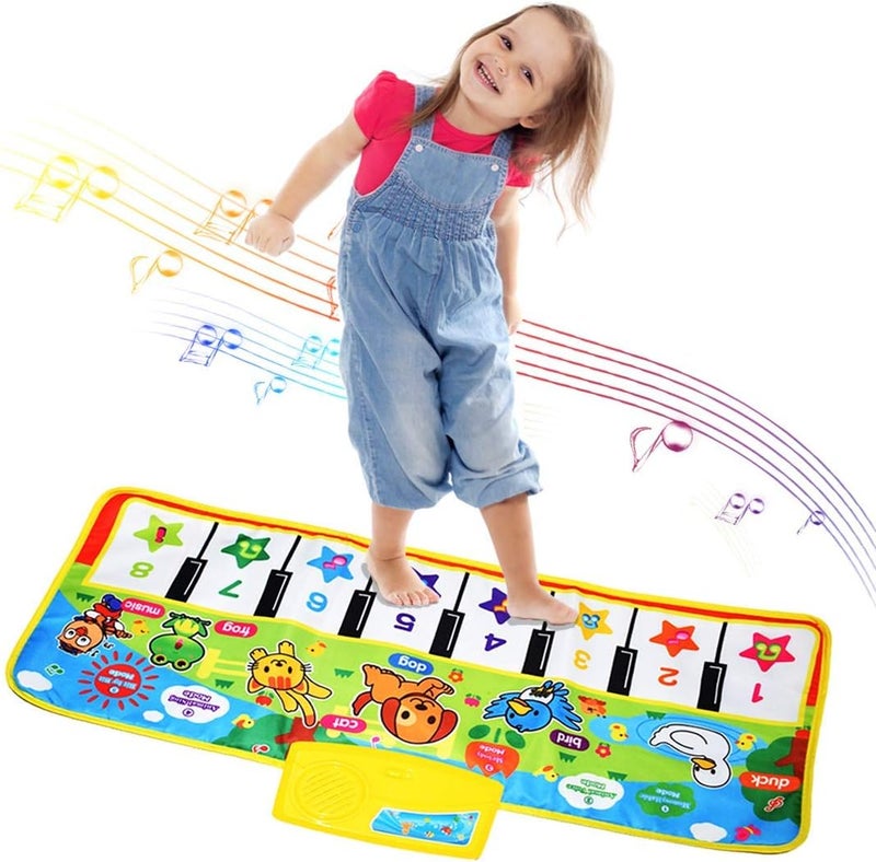 DELEE Piano Mat, Kids Keyboard Mat Playmat Education Toy Birthday Day Gift for Kids Boys Girls - Image 5