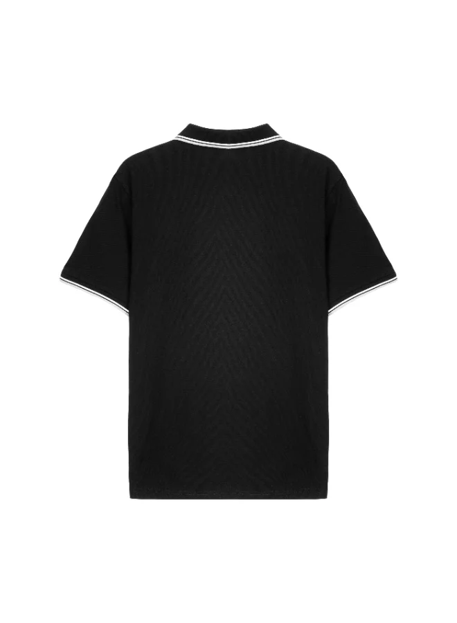 Cedro CEDRO MEN'S CASUAL REGULAR FIT LIGHT WEIGHT WRINKLE RESISTANT ANTI-BACTERIAL STRETCHABLE DURABLE POLO T-SHIRT