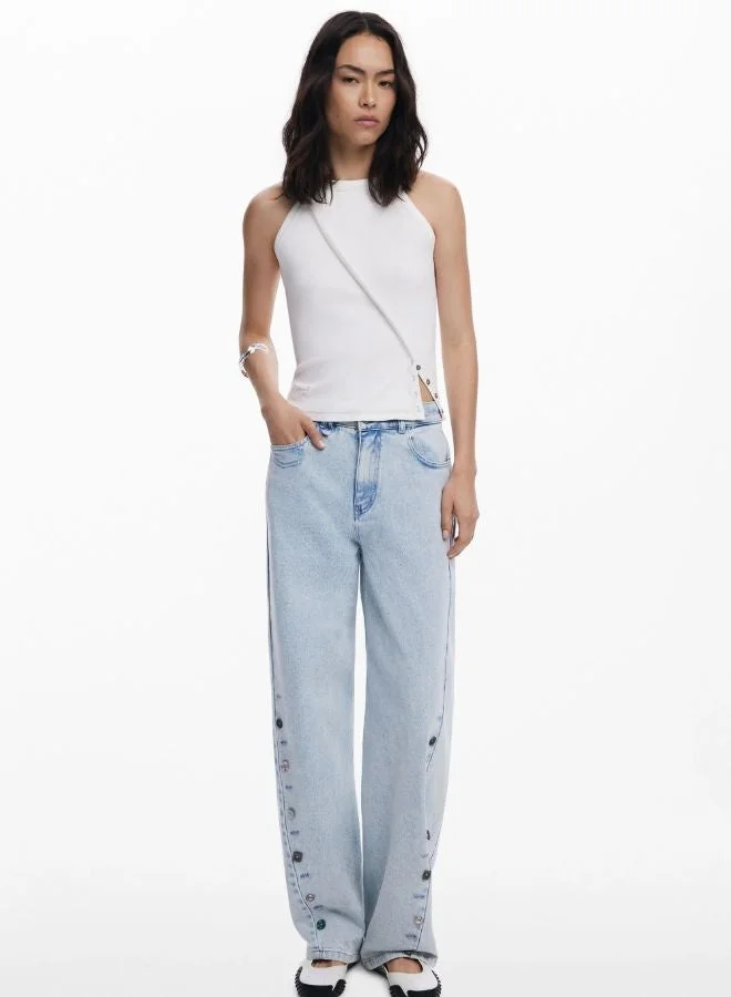 DESIGUAL Tank Top With Seams