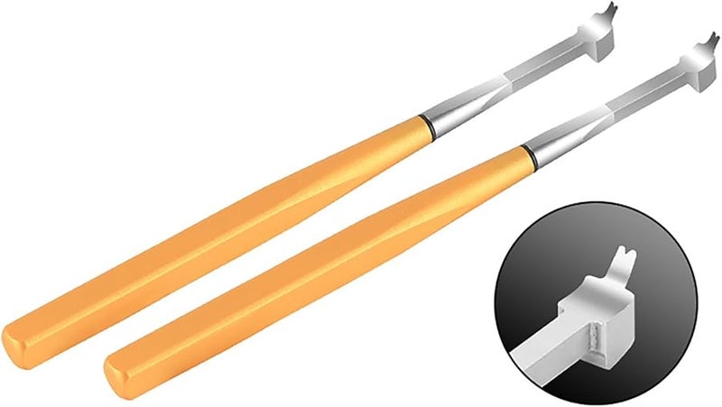 Yellow Watch Hand Removal Tool Pack Of 2 High Strength Alloy For Accurate Second And Minute Hand Disassembly - Image 5