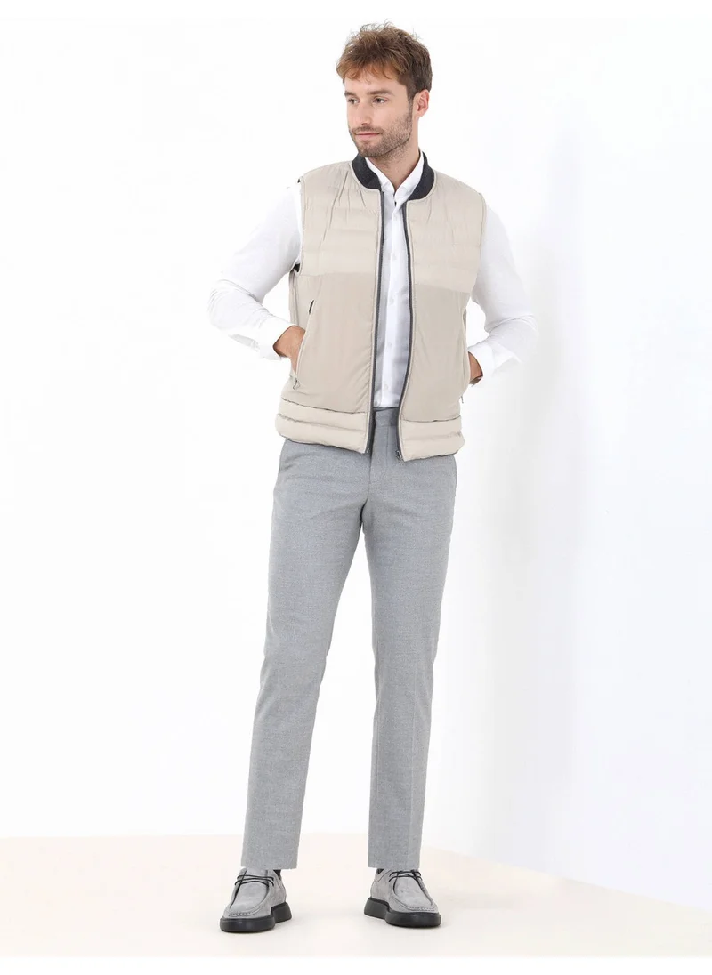 Kip Beige Woven Sports Vest