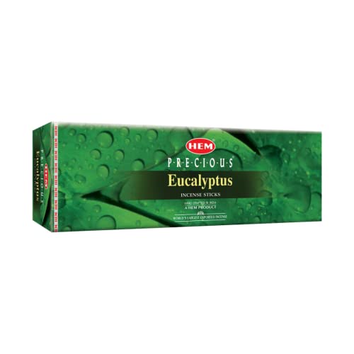 Hem Eucalyptus for Cleansing & Relaxing Incense Sticks - Pack of 6 (20 Sticks Each) - Image 1