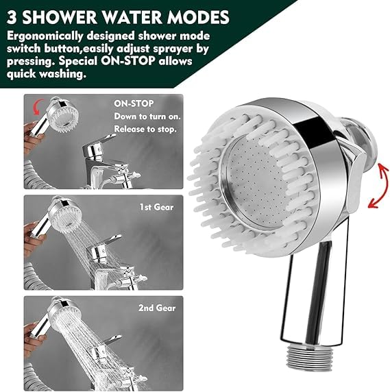 VishBin Washbasin Shower Head Set Wash Basin Hand Shower Hand Shower Set External Removable Shower Head Washbasin 15 m Sink Shower Head for Bathroom Kitchen - Image 2