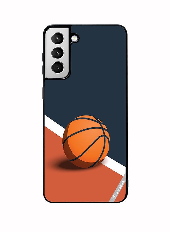 VR CREATIVE Protective Case Cover For Samsung Galaxy S22 Plus 5G Basketball Design Multicolour - Image 1