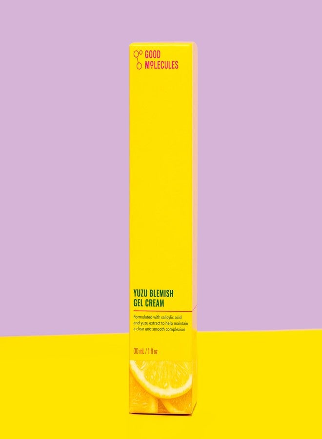 Good Molecules Yuzu Blemish Gel Cream - Lightweight Gel Moisturizer with Salicylic Acid, BHA and Natural Extracts to Target Acne, Even Skin Tone, and Texture - Skin Care for Face - Image 4
