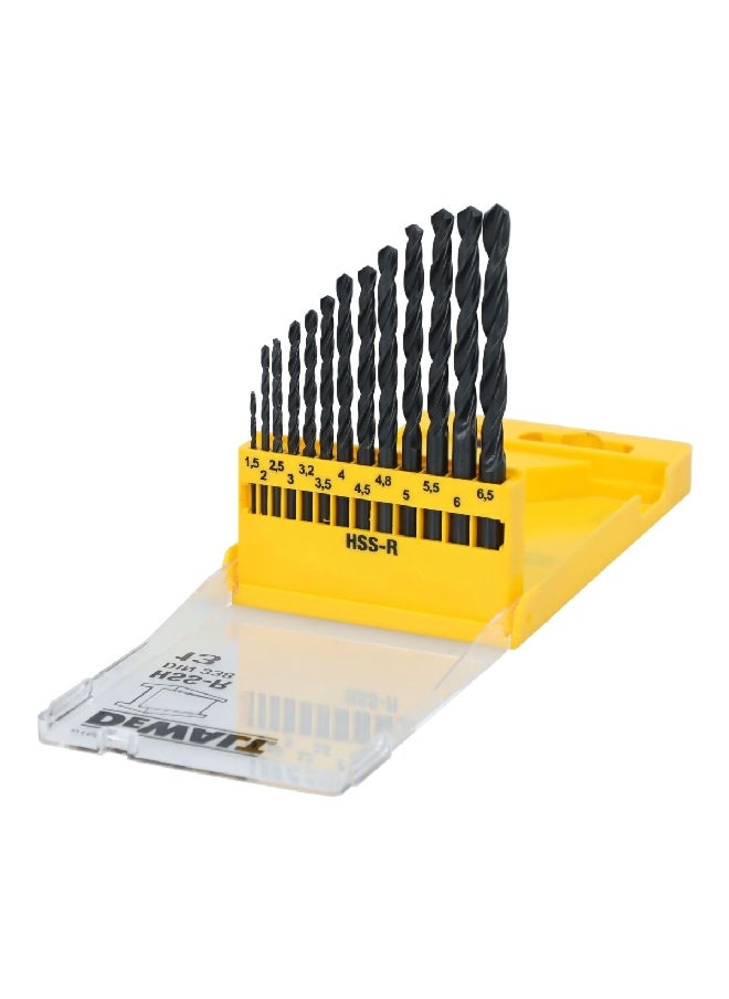 DEWALT 13-Piece HSS-R Drill Bit Set Yellow and Black DT5912-QZ  - Image 3