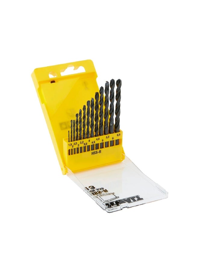 DEWALT 13-Piece HSS-R Drill Bit Set Yellow and Black DT5912-QZ  - Image 1