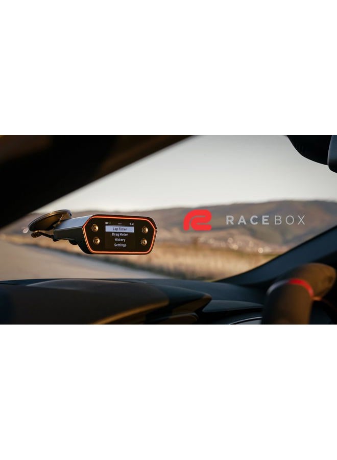 RACEBOX صندوق الأداء الرسمي RaceBox بتقنية GPS 10Hz مع تطبيق موبايل - مؤقت لفات السيارة ومقياس سحب - مسجل بيانات تسارع السباقات - Image 4