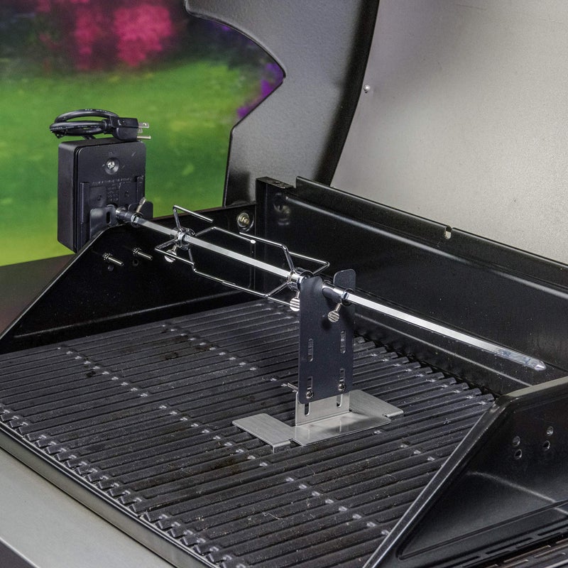 Char-Broil شواية دوارة عالمية من تشار-برويل، سوداء - Image 2