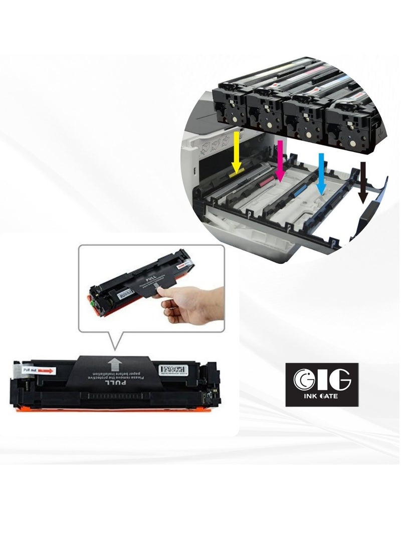 أي جي كارتريدج حبر أسود متوافق IG – 203A / 201A / كانون 045 / 054 – متوافق مع HP M254، M281fdw، كانون MF641Cw، MF644Cdw (حتى 1500 صفحة) - Image 4