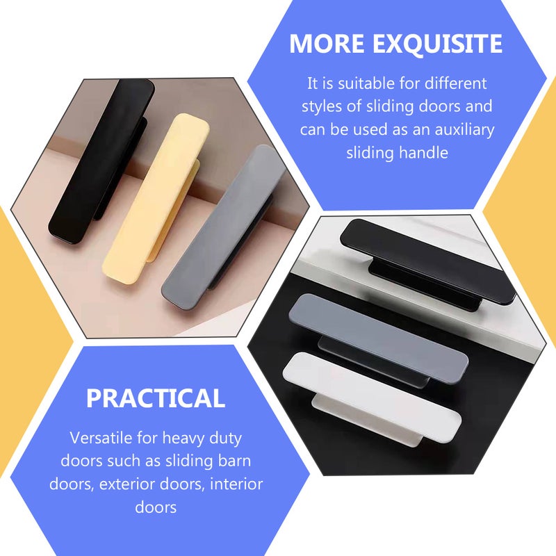 8 Pairs Stick on Handle Sliding Door Handle Door Pull Push Sliding Handle - Image 4