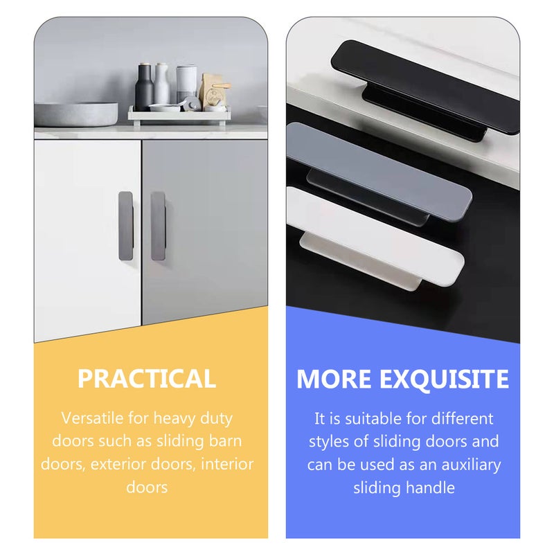 8 Pairs Stick on Handle Sliding Door Handle Door Pull Push Sliding Handle - Image 5