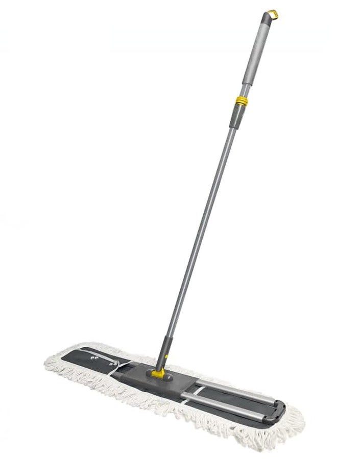 Masthome 36" Commercial Mop, Heavy Duty Industrial Floor Mop with 2 Microfiber Pads, 60" Adjustable Large Dust Mop,Wet Dry Flat Mops for Office Garage Warehouse Factory Mall - Image 4