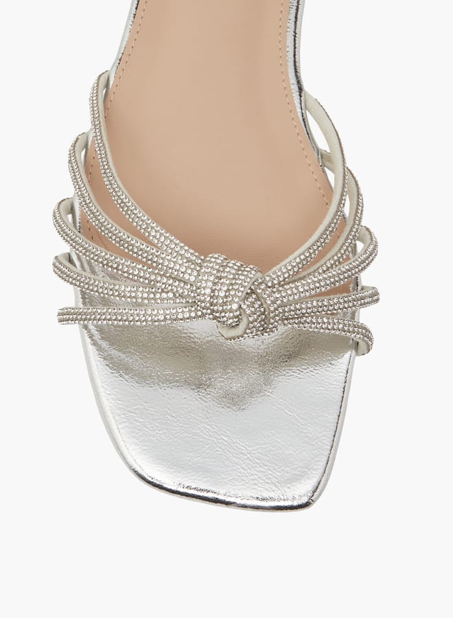 Flora Bella By Shoexpress Women's Embellished Slip-On Flat Sandals  - Image 4