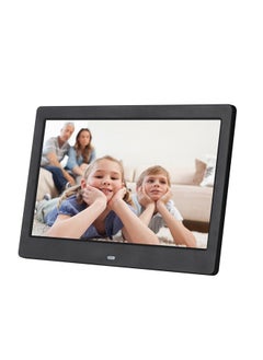 ماركة غير محددة إطارات الصور الرقمية 10.1 بوصة إطار الصور الرقمي LED الخلفية HD 1024*600 ألبوم إلكتروني صورة موسيقى فيلم هدية جيدة للأصدقاء والعائلة وظائف متعددة (اللون: أسود)  - Image 2